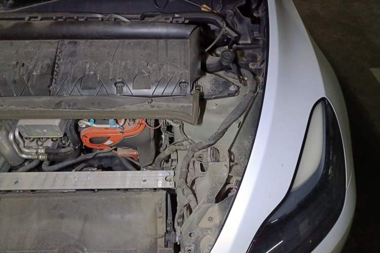 Used Tesla Model Y 2022 Revised Version Rear-Wheel Drive Engine Bay Left