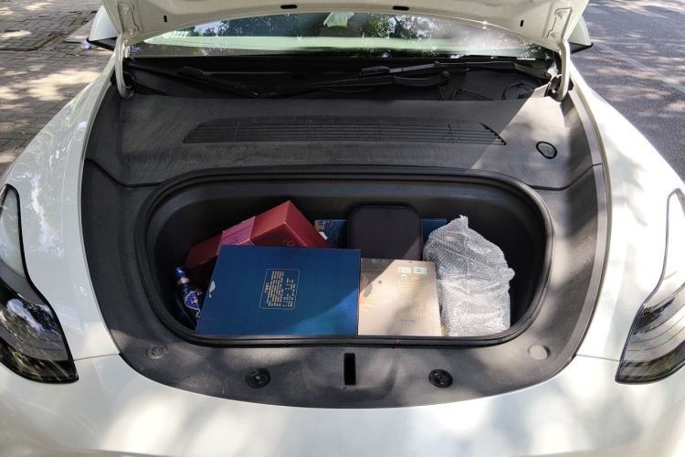 Used Tesla Model Y 2022 Long-Range All-Wheel-Drive Version Engine Bay