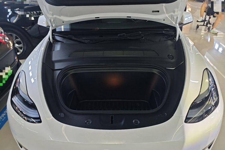 Used Tesla Model Y 2022 Revised Version Long-Range All-Wheel Drive Engine Bay