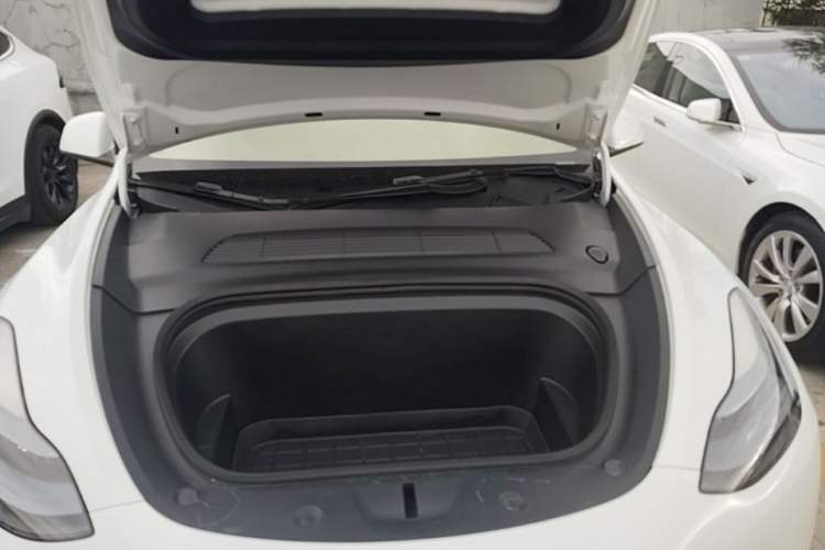 Used Tesla Model Y 2022 Long-Range All-Wheel-Drive Version Engine Bay