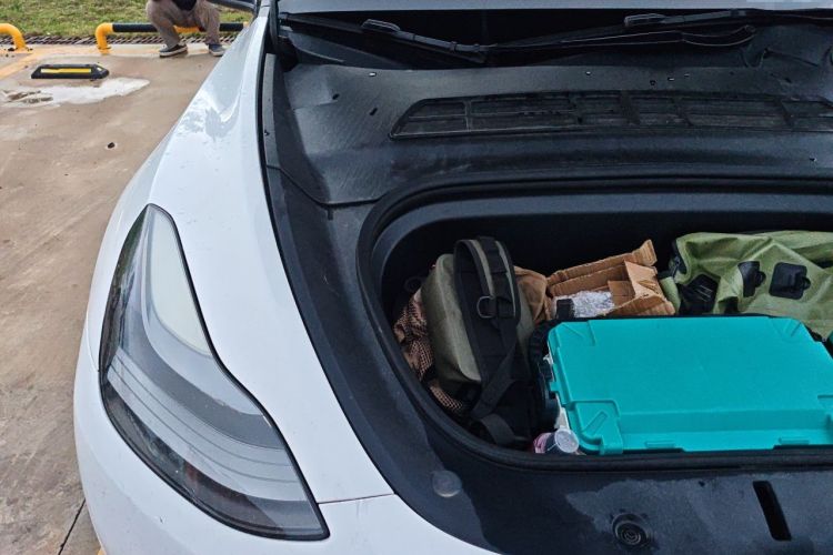 Used Tesla Model Y 2022 Long-Range All-Wheel-Drive Version Engine Bay Right