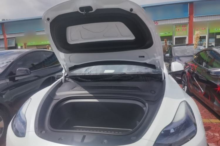 Used Tesla Model Y 2022 Revised Version Long-Range All-Wheel Drive Engine Bay