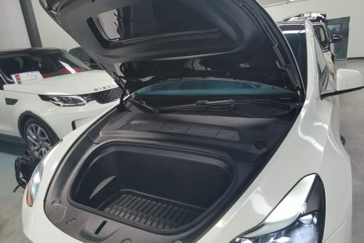Used Tesla Model Y 2022 Revised Version Long-Range All-Wheel Drive Engine Bay