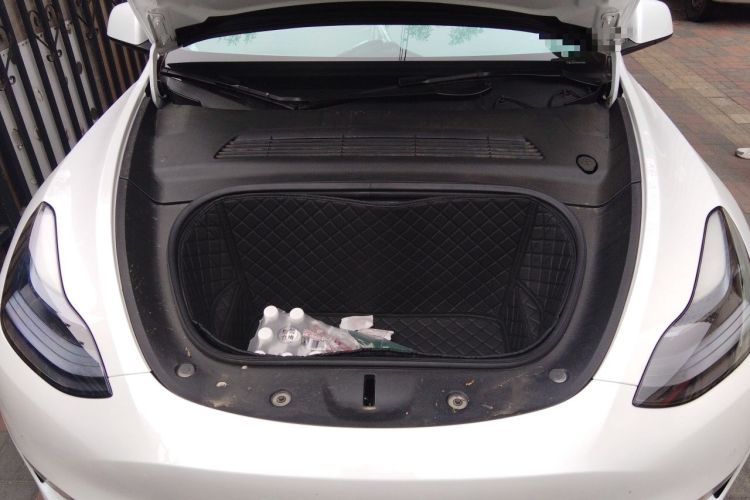 Used Tesla Model Y 2022 Revised Version Long-Range All-Wheel Drive Engine Bay