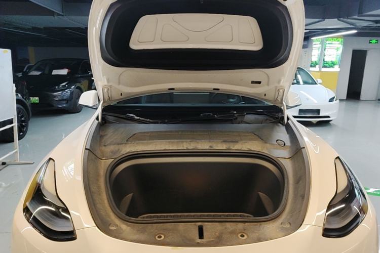 Used Tesla Model Y 2022 Long-Range All-Wheel-Drive Version Engine Bay