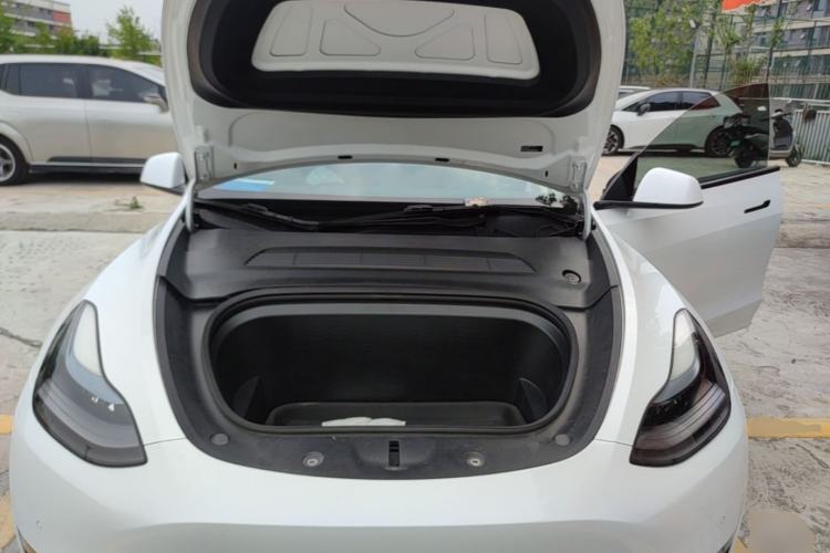 Used Tesla Model Y 2022 Revised Version Long-Range All-Wheel Drive Engine Bay
