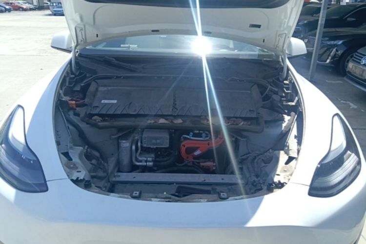 Used Tesla Model Y 2022 Revised Version Rear-Wheel Drive Engine Bay