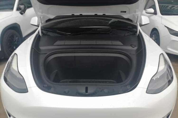 Used Tesla Model Y 2022 Long-Range All-Wheel-Drive Version Engine Bay
