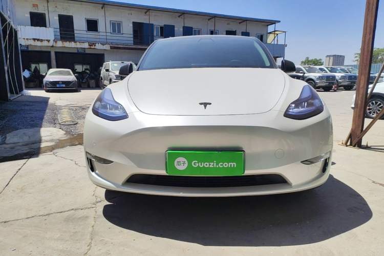 Used Tesla Model Y 2022 Revised Version Long-Range All-Wheel Drive Front