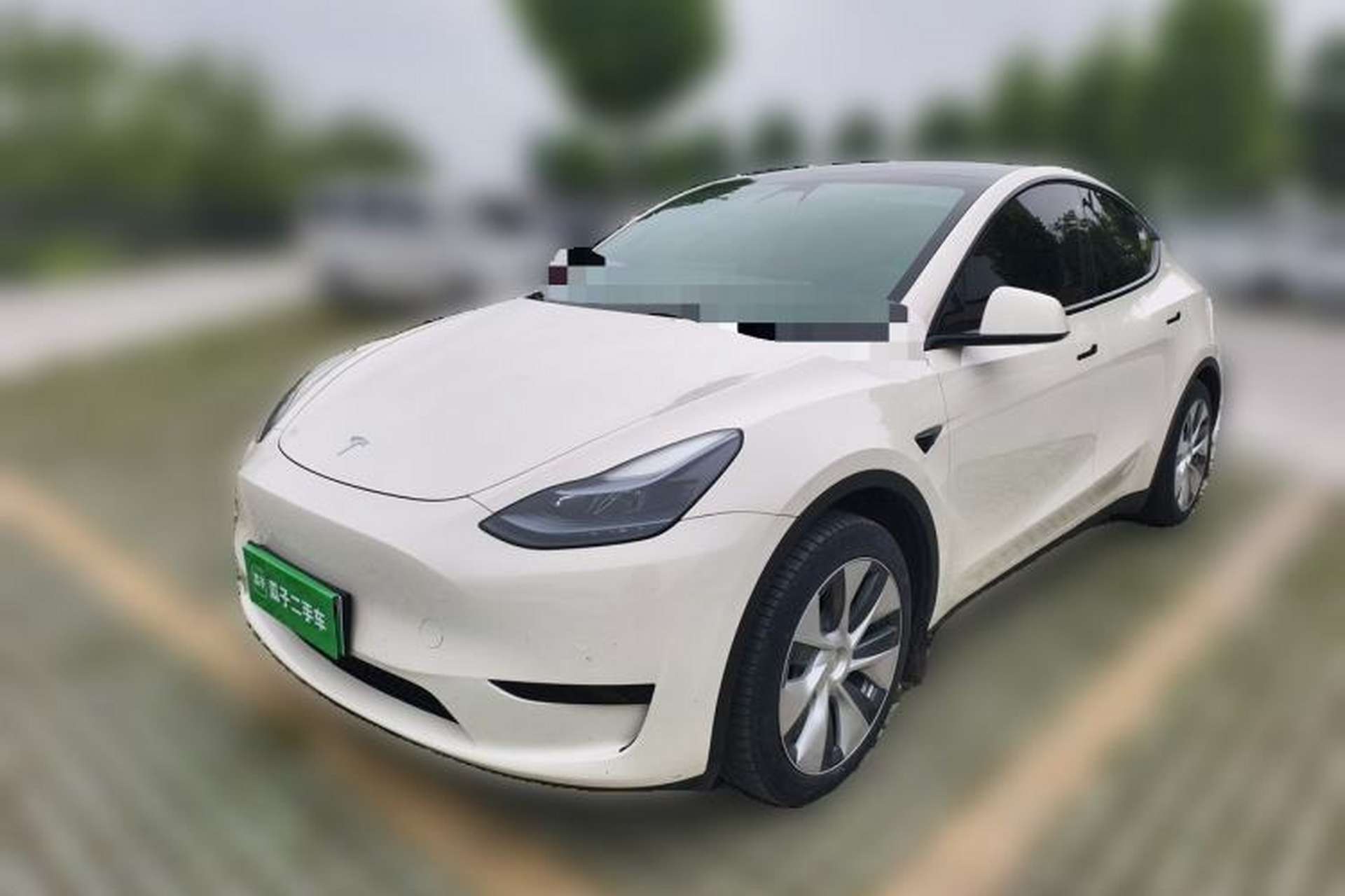 Used Tesla Model Y 2022 Revised Version Rear-Wheel Drive Front Left 45 Deg