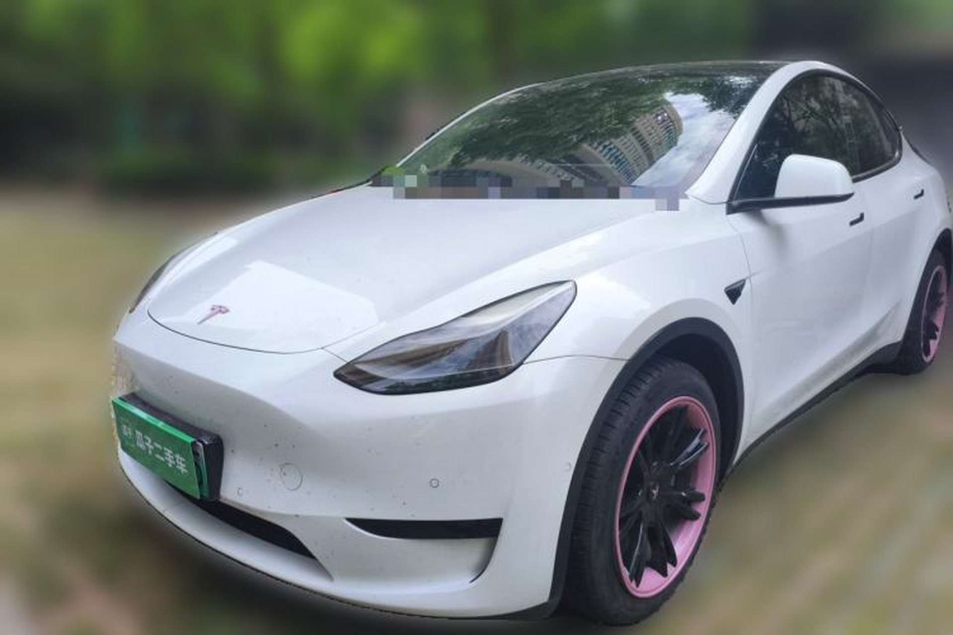 Used Tesla Model Y 2022 Rear-Wheel-Drive Version Front Left 45 Deg