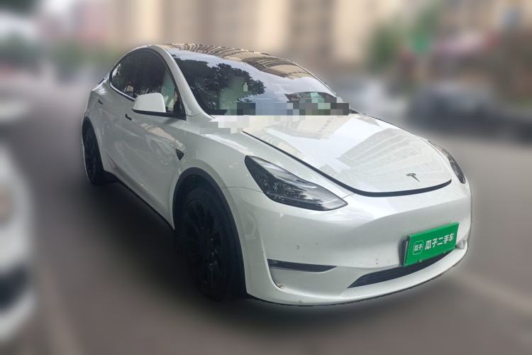 Used Tesla Model Y 2022 Revised Version Long-Range All-Wheel Drive Front Right 45 Deg