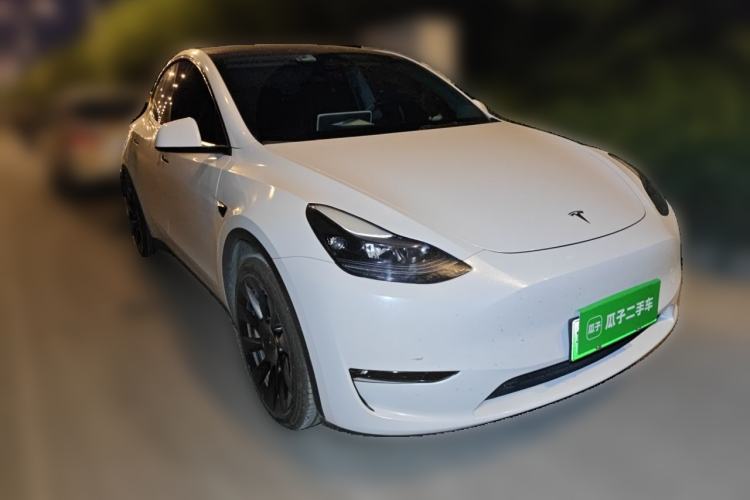 Used Tesla Model Y 2022 Revised Version Long-Range All-Wheel Drive Front Right 45 Deg