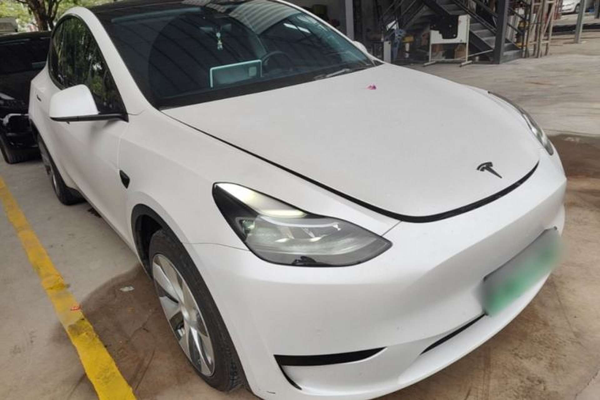 Used Tesla Model Y 2022 Revised Version Rear-Wheel Drive Front Right 45 Deg