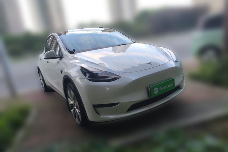 Used Tesla Model Y 2022 Revised Version Long-Range All-Wheel Drive Front Right 45 Deg