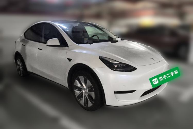 Used Tesla Model Y 2022 Revised Version Long-Range All-Wheel Drive Front Right 45 Deg