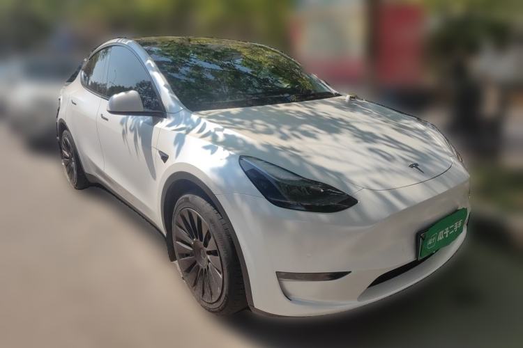 Used Tesla Model Y 2022 Revised Version Long-Range All-Wheel Drive Front Right 45 Deg