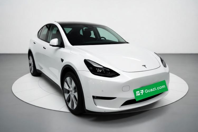 Used Tesla Model Y 2022 Revised Version Long-Range All-Wheel Drive Front Right 45 Deg