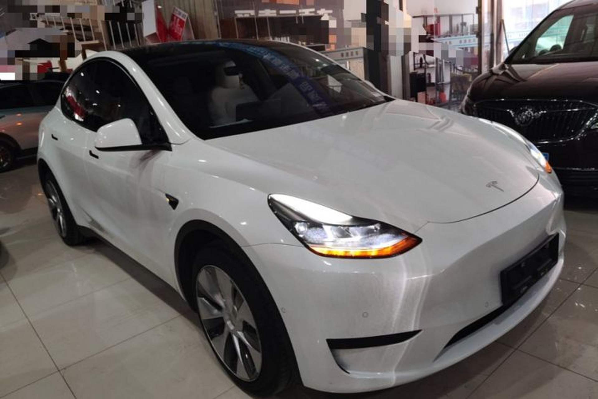 Used Tesla Model Y 2022 Revised Version Rear-Wheel Drive Front Right 45 Deg