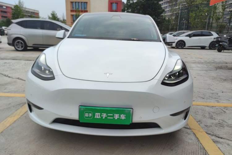 Used Tesla Model Y 2022 Revised Version Long-Range All-Wheel Drive Front
