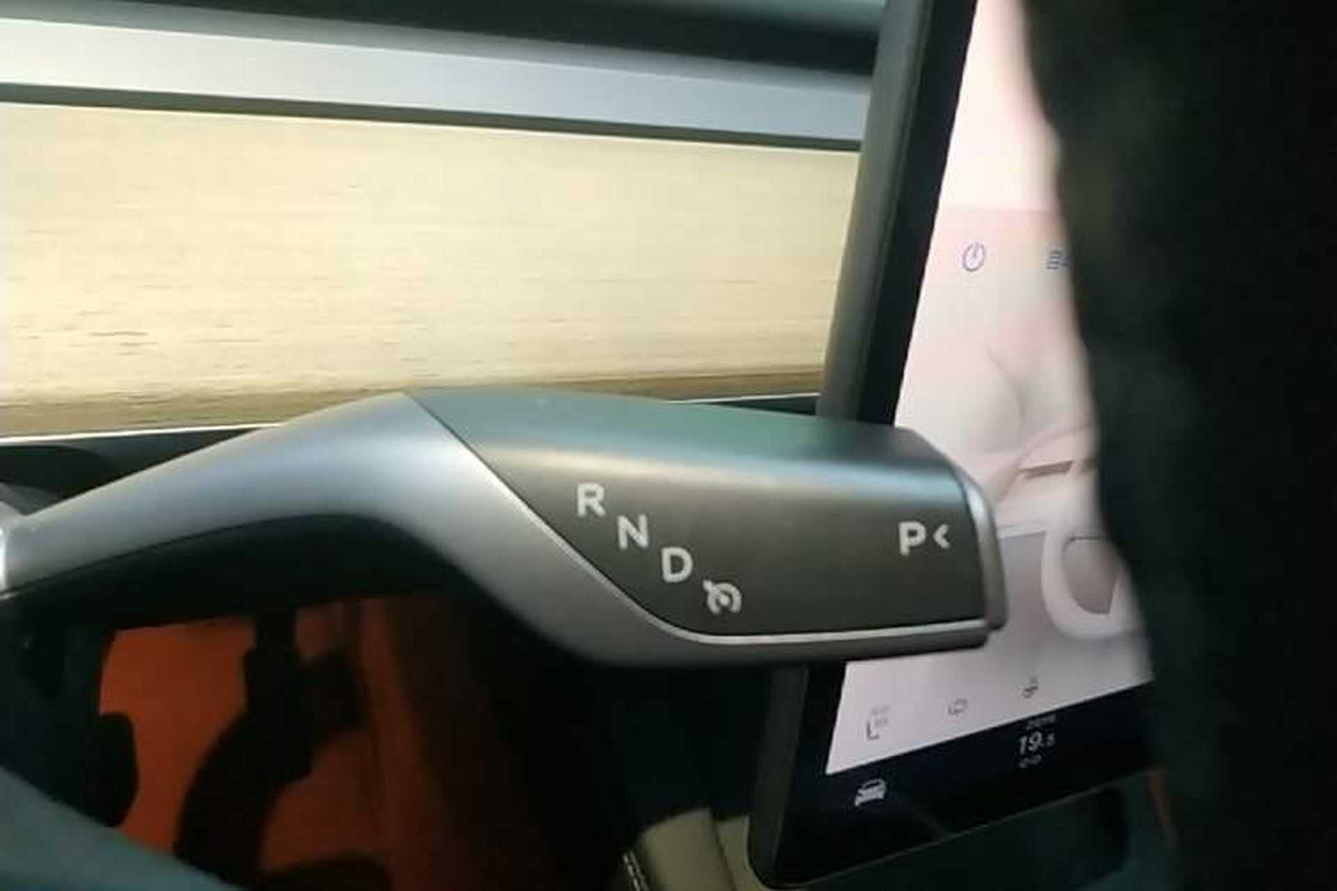 Used Tesla Model Y 2022 Revised Version Rear-Wheel Drive Gear Lever