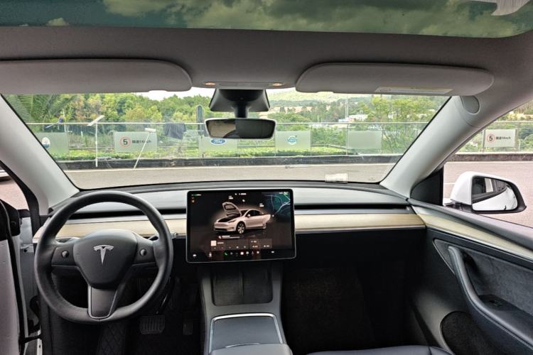 Used Tesla Model Y 2022 Revised Version Long-Range All-Wheel Drive Headliner