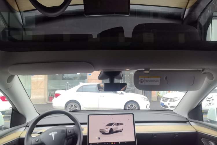 Used Tesla Model Y 2022 Revised Version Rear-Wheel Drive Headliner