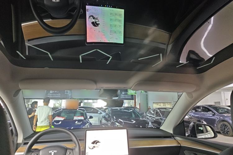 Used Tesla Model Y 2022 Long-Range All-Wheel-Drive Version Headliner