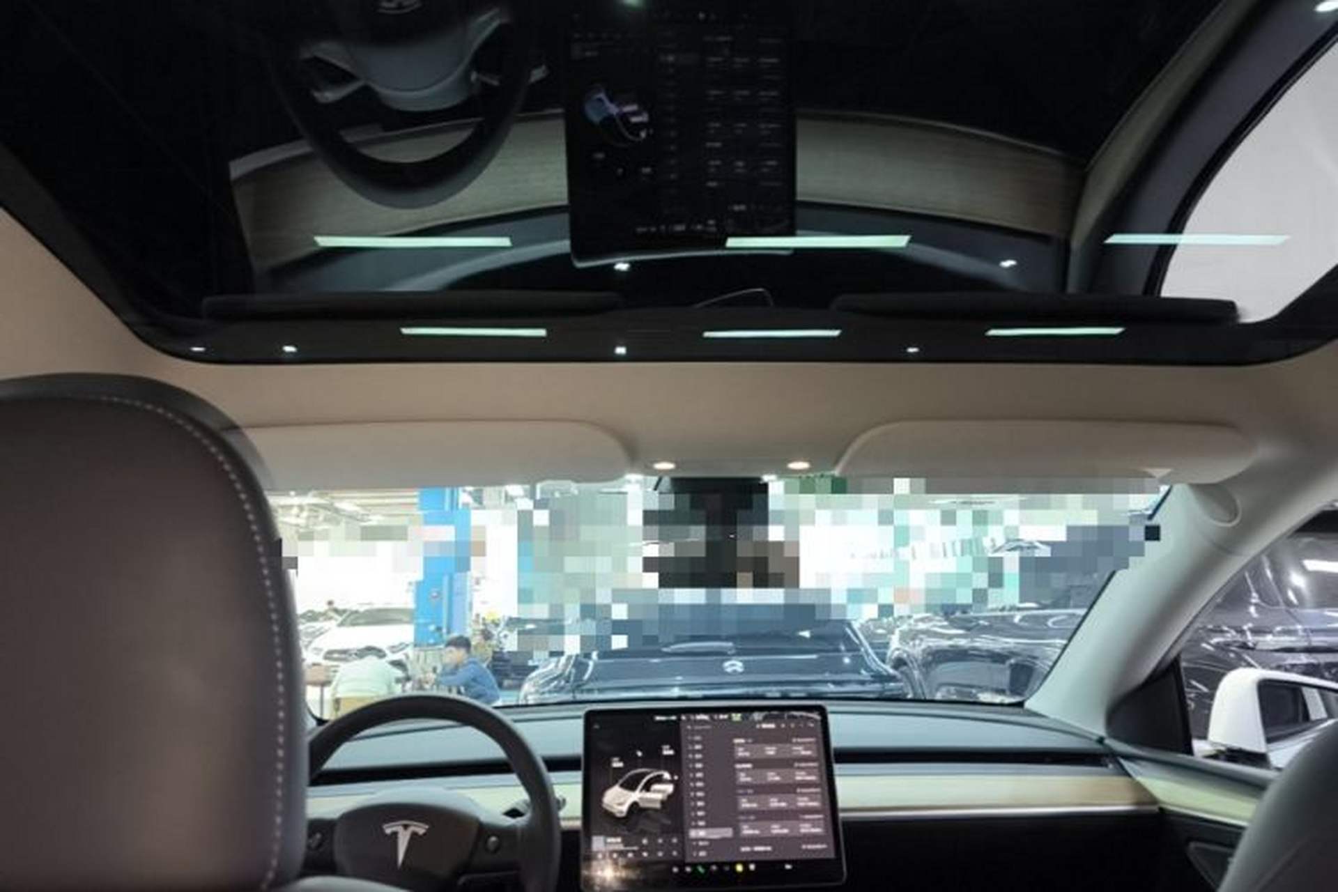 Used Tesla Model Y 2022 Revised Version Rear-Wheel Drive Headliner