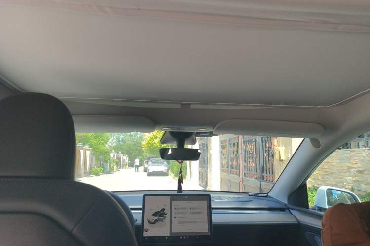 Used Tesla Model Y 2022 Long-Range All-Wheel-Drive Version Headliner