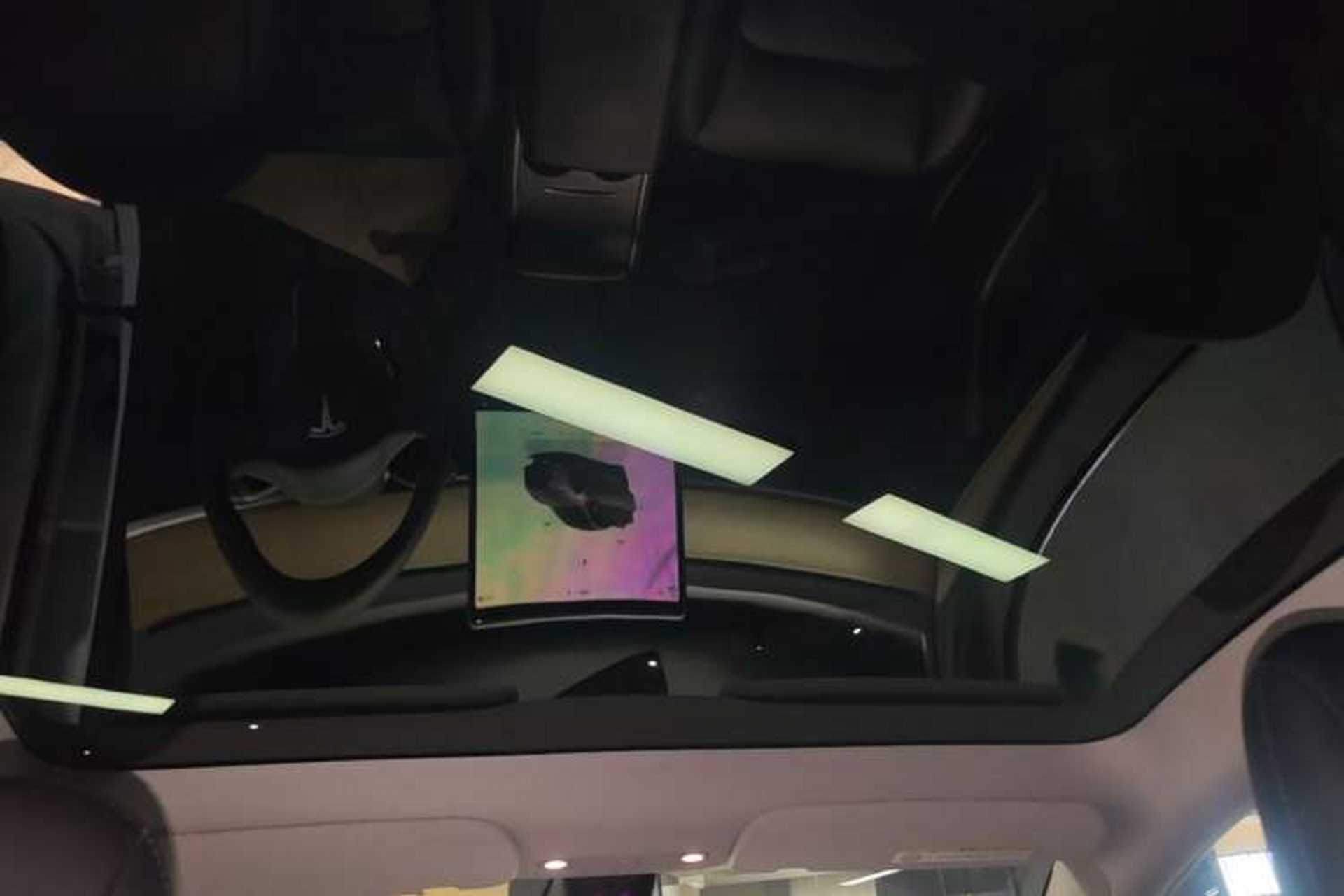 Used Tesla Model Y 2022 Long-Range All-Wheel-Drive Version Headliner