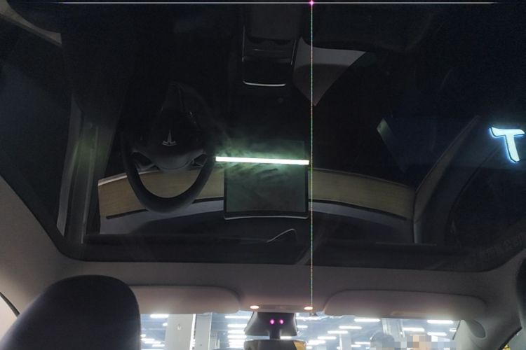 Used Tesla Model Y 2022 Revised Version Long-Range All-Wheel Drive Headliner