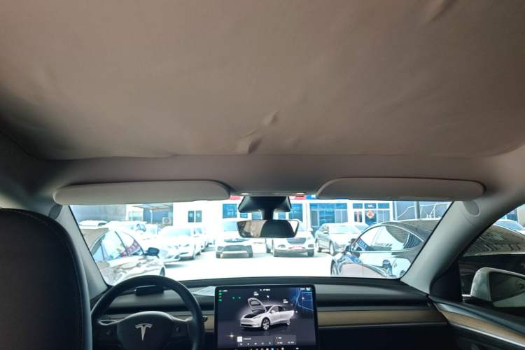 Used Tesla Model Y 2022 Revised Version Long-Range All-Wheel Drive Headliner