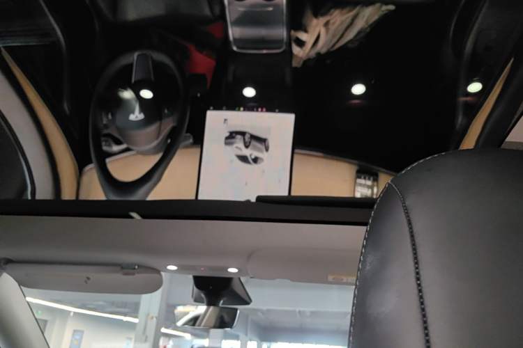 Used Tesla Model Y 2022 Rear-Wheel-Drive Version Headliner