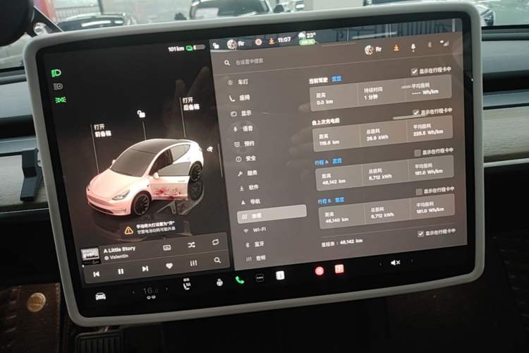 Used Tesla Model Y 2022 Long-Range All-Wheel-Drive Version Instrument Cluster