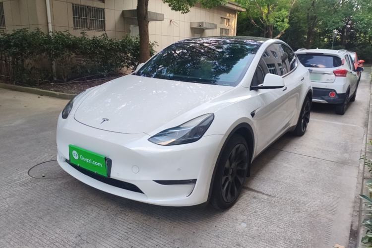 Used Tesla Model Y 2022 Revised Version Long-Range All-Wheel Drive Guazi used car, China used car export, Used car for sale, Used Tesla cars, Cheapest cars for sale, Electric vehicle, New energy car