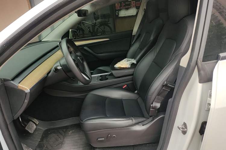 Used Tesla Model Y 2022 Long-Range All-Wheel-Drive Version Left Front Seat