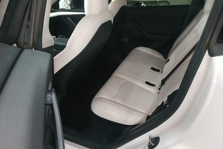 Used Tesla Model Y 2022 Performance High-Performance All-Wheel-Drive Version Left Rear Seat
