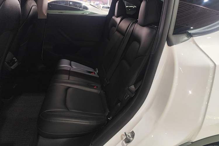Used Tesla Model Y 2022 Long-Range All-Wheel-Drive Version Left Rear Seat