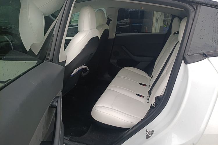 Used Tesla Model Y 2022 Long-Range All-Wheel-Drive Version Left Rear Seat