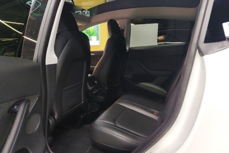 Used Tesla Model Y 2022 Long-Range All-Wheel-Drive Version Left Rear Seat