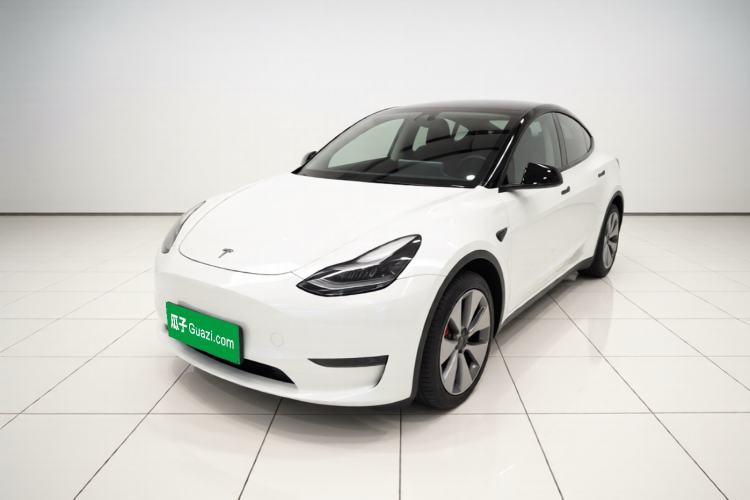 Used Tesla Model Y 2022 Revised Version Long-Range All-Wheel Drive Guazi used car, China used car export, Used car for sale, Used Tesla cars, Cheapest cars for sale, Electric vehicle, New energy car