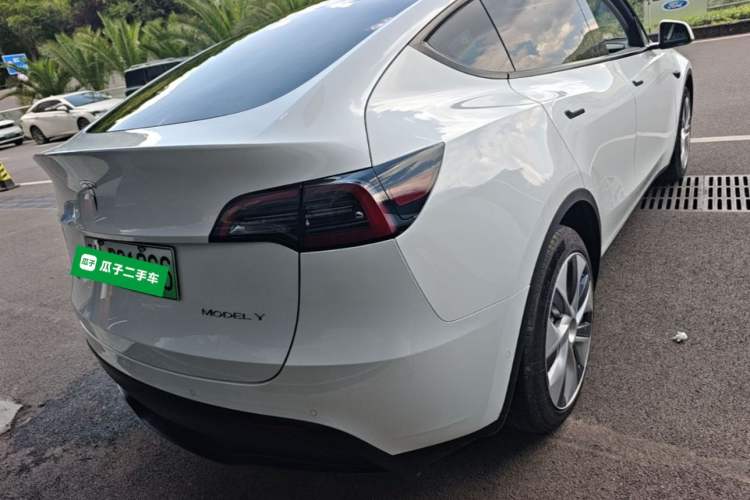 Used Tesla Model Y 2022 Revised Version Long-Range All-Wheel Drive Rear