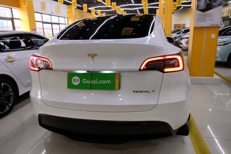 Used Tesla Model Y 2022 Revised Version Long-Range All-Wheel Drive Rear