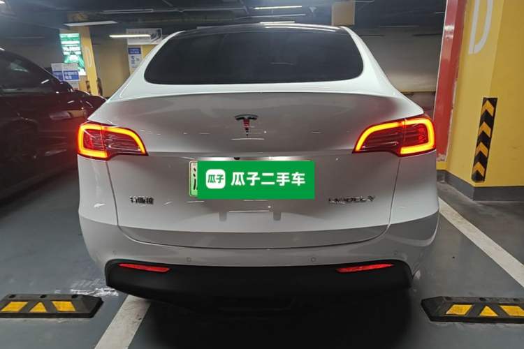 Used Tesla Model Y 2022 Revised Version Long-Range All-Wheel Drive Rear