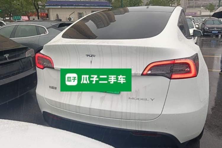 Used Tesla Model Y 2022 Revised Version Long-Range All-Wheel Drive Rear
