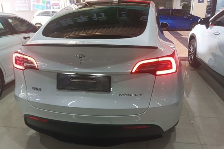 Used Tesla Model Y 2022 Revised Version Long-Range All-Wheel Drive Rear