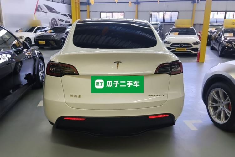 Used Tesla Model Y 2022 Revised Version Long-Range All-Wheel Drive Rear