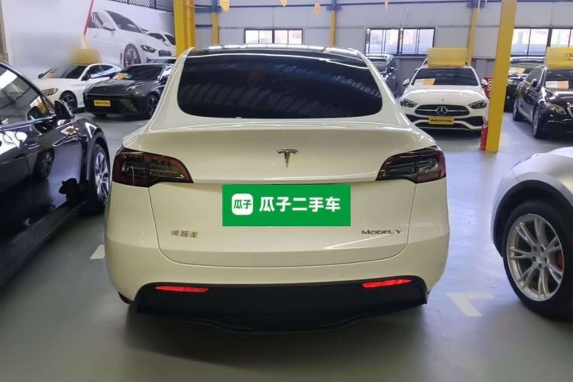 Used Tesla Model Y 2022 Revised Version Long-Range All-Wheel Drive Rear