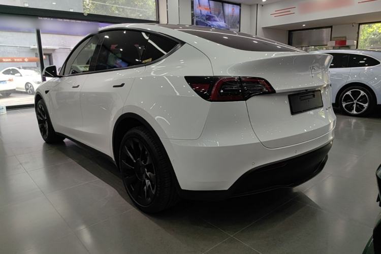 Used Tesla Model Y 2022 Long-Range All-Wheel-Drive Version Rear Left 45 Deg